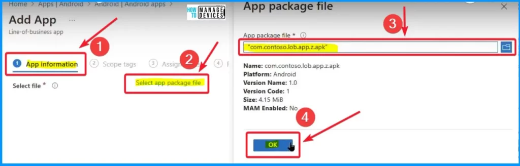 Android AOSP Devices Support with Intune - Fig.5 - Creds to Jessica Yang MS