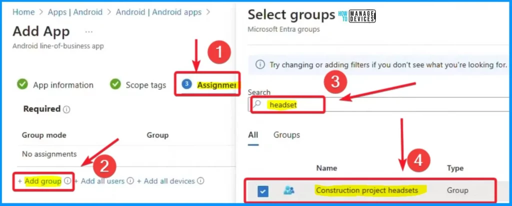 Android AOSP Devices Support with Intune - Fig.7 - Creds to Jessica Yang MS