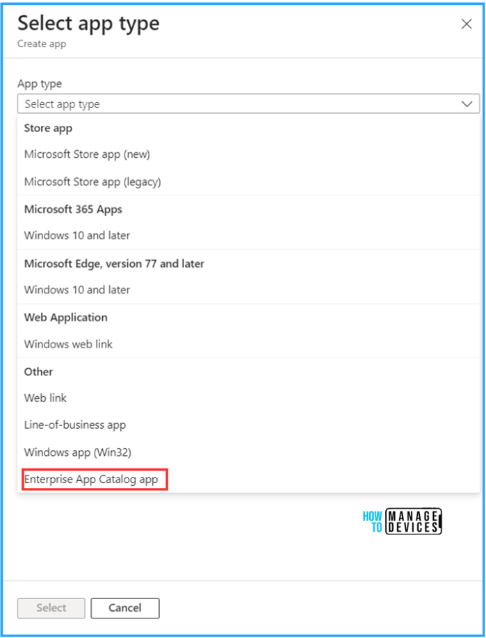 Install Zoom Client using Windows Enterprise App Catalog App with Intune Fig. 3