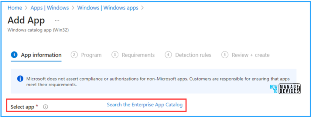 Install Zoom Client using Windows Enterprise App Catalog App with Intune Fig. 4