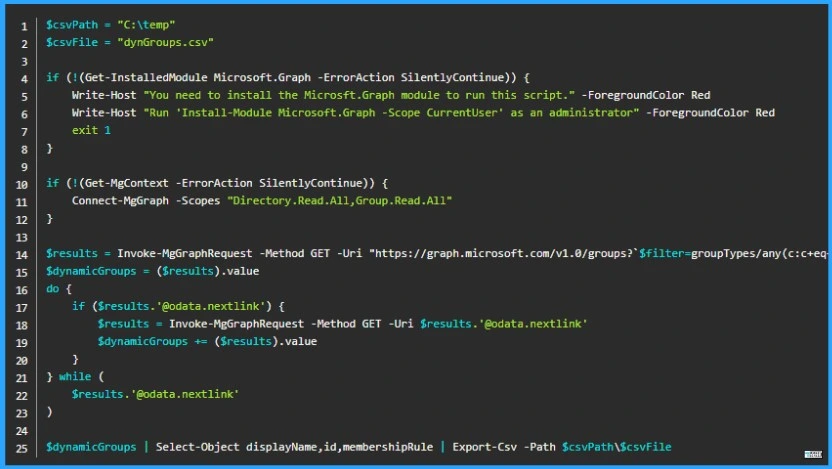 Best Practices for Creating Entra ID Dynamic Groups for Intune - Fig.6 - Creds to MS