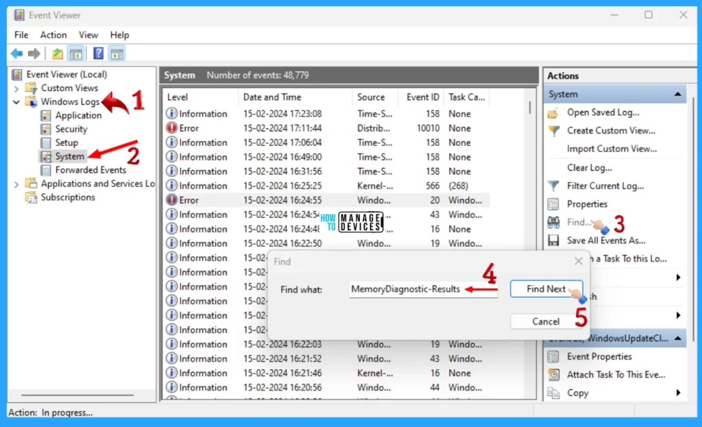 Best Usage of Memory Diagnostic Tool in Windows 11 - Fig. 12