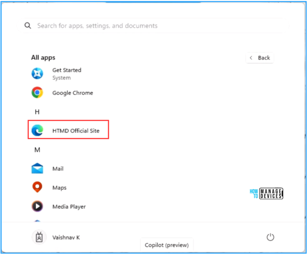 Easy Method to Deploy Web Link App through Microsoft Intune. Fig. 7