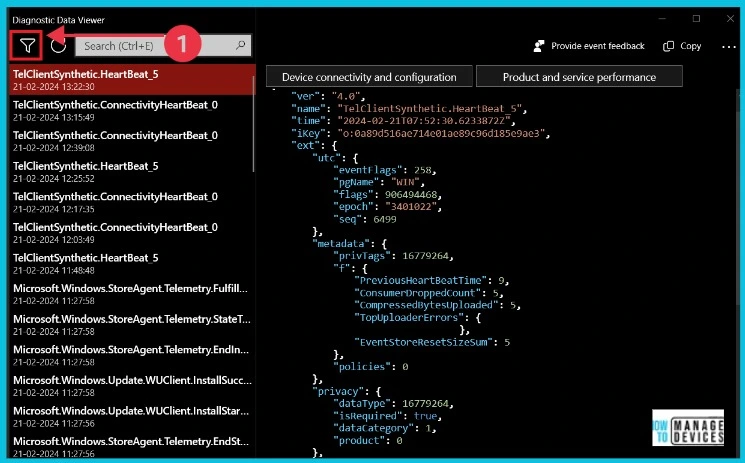 Turn On Diagnostic Data Viewer in Windows 11 - Fig. 7