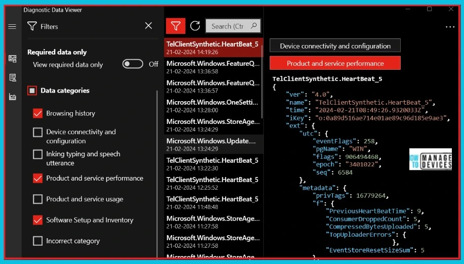 Turn On Diagnostic Data Viewer in Windows 11 - Fig. 8