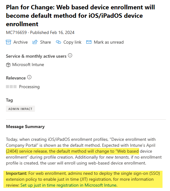 iOS iPadOS Intune Enrollment Method is Based on Web Based 1 iOS iPadOS Intune Enrollment Method is Based on Web Based - Fig.1 -Creds to Arnabmitra (Program Manager M365)