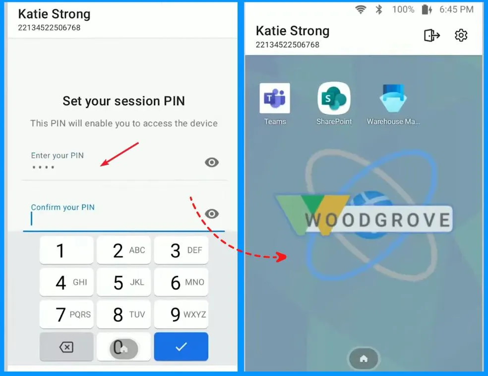 Intune Shared Device Mode for Android and iOS Devices - Fig.13 - Creds to Matt Yandek MS