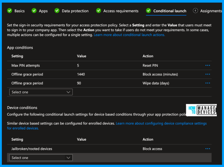 Manage Dialer App for Android using Intune App Protection Policy Fig.8