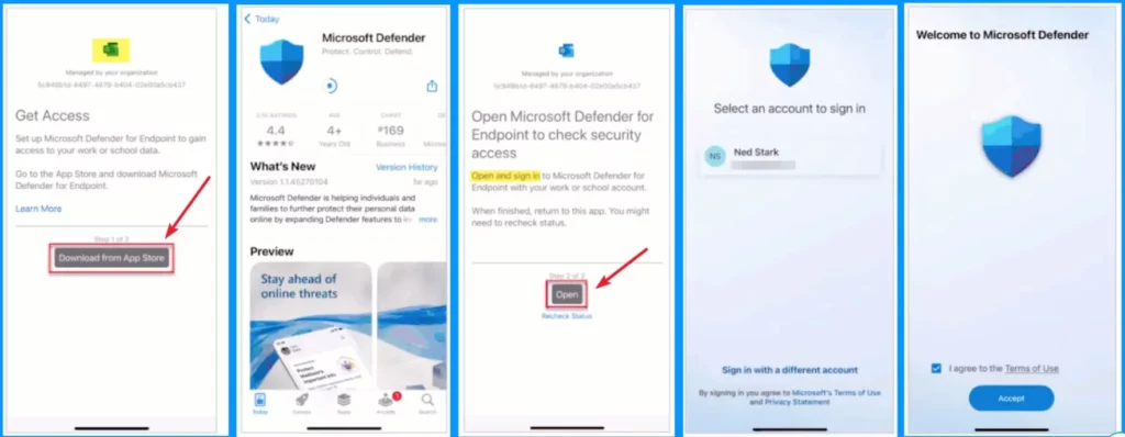Use MTD to Protect iOS and Android Devices with Microsoft Defender for Endpoint 5 Use MTD to Protect iOS and Android Devices with Microsoft Defender for Endpoint - Fig.5 - Creds to MS