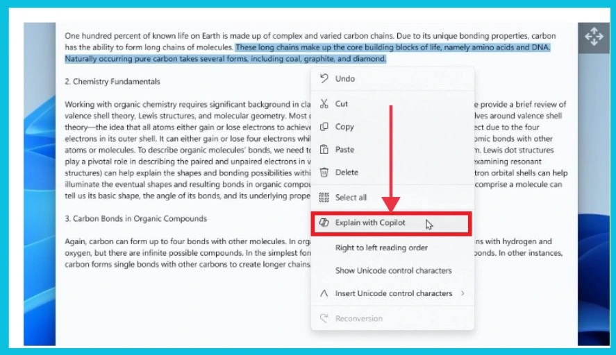 Microsoft Integrates Notepad with Copilot on Windows 11 - Fig.2 - Creds to MS