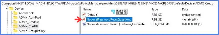 Prevent the Use of Security Questions for Local Accounts Using Intune Policy Fig.11