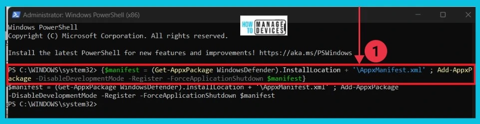 Reset Windows security app in Windows 11 - Fig.7