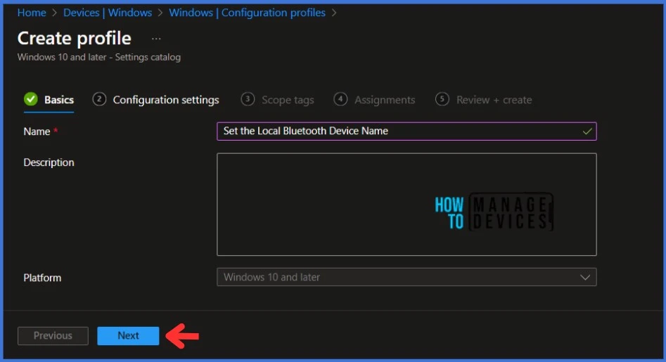 Set Local Bluetooth Device Name with Intune Policy 2