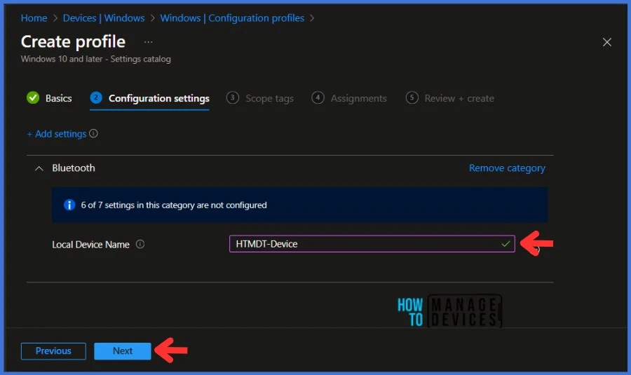 Set Local Bluetooth Device Name with Intune Policy 5