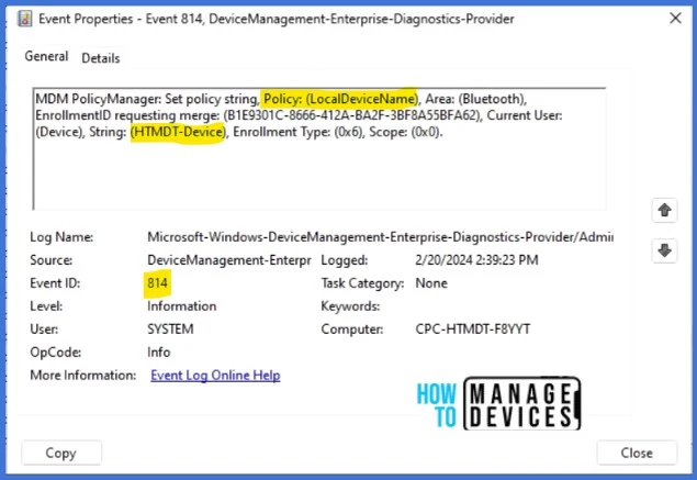Set Local Bluetooth Device Name with Intune Policy 9