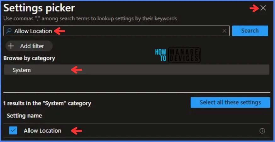 Deploy Turn Off Location Policy Using Intune Fig.5