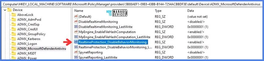 Turn On Behavior Monitoring Policy Using Intune Fig.11