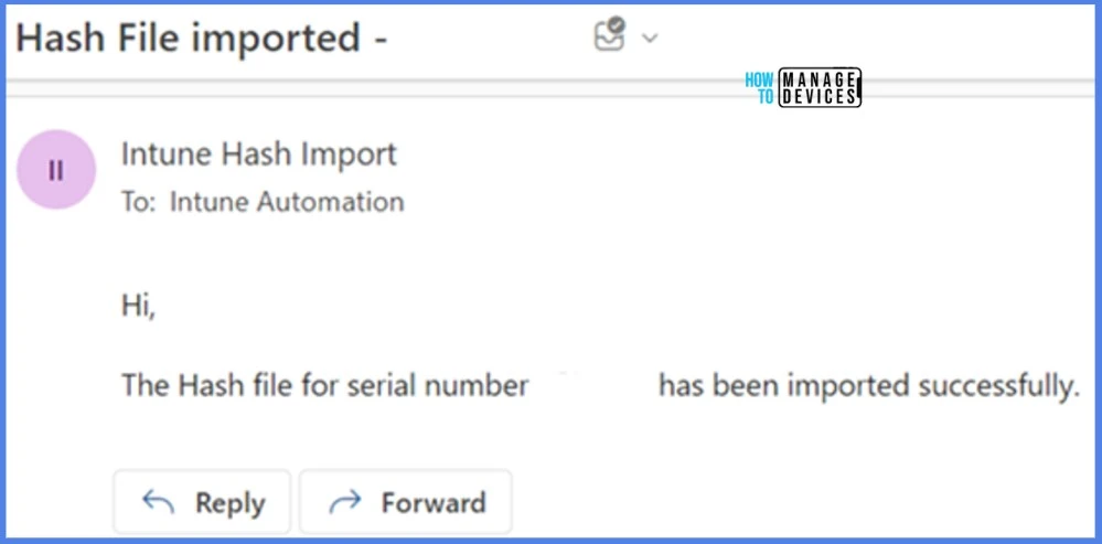 Use Power Automate to Import Autopilot Devices Hash via eMail for Intune Engineers Fig. 43