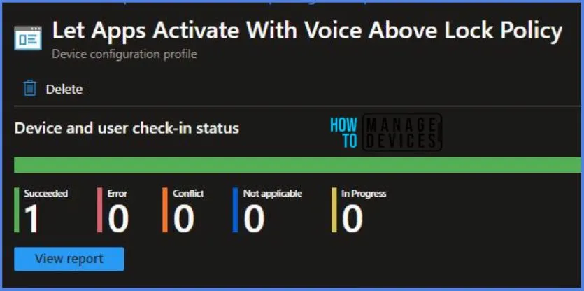 Deploy Intune Let Apps Activate With Voice Above Lock Policy Fig.9