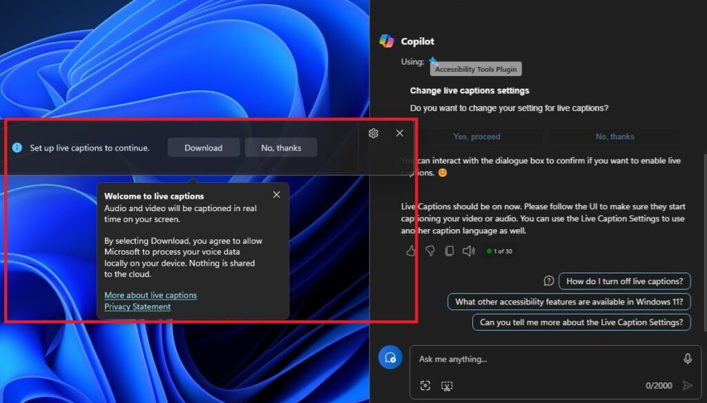 New Copilot Feature in Windows 11 to Connect Plugin - Fig.2 - Creds to PhantomOcean3