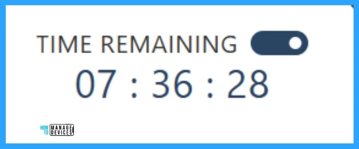 New Microsoft Exam Experience Turn the Exam Clock On and Off -Fig.6 Creds to MS
