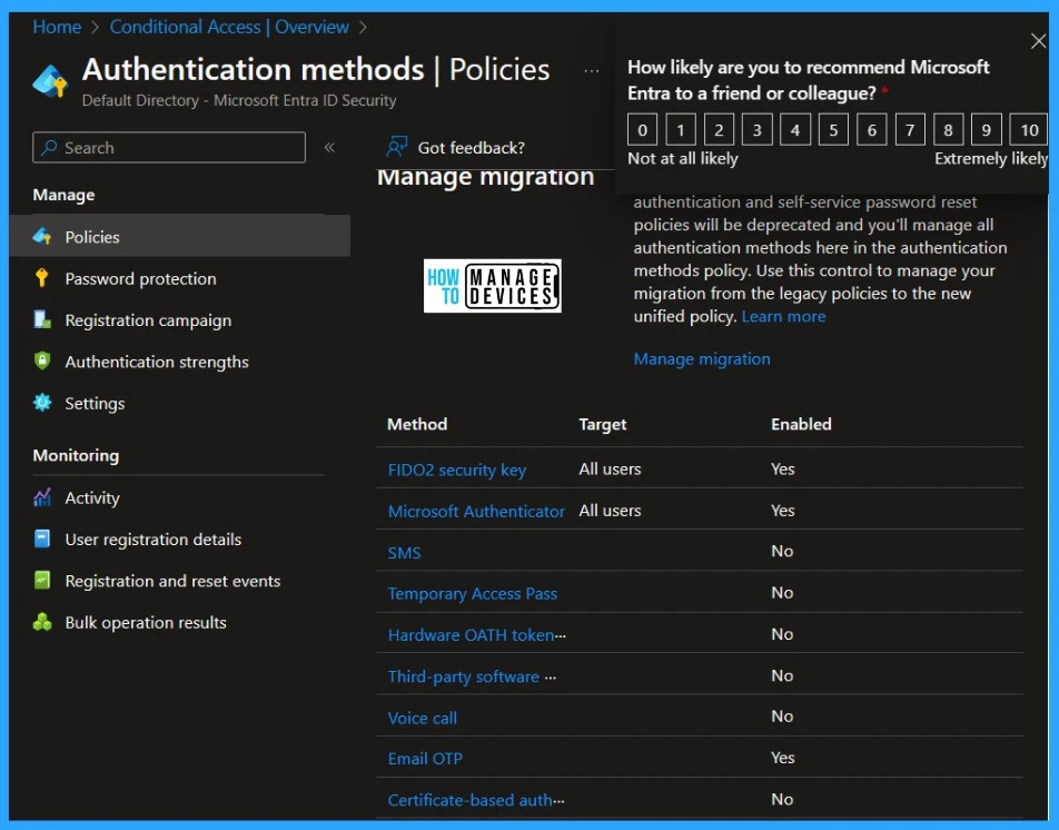 Modernize MFA Authentication Policies in Entra ID - Fig.3