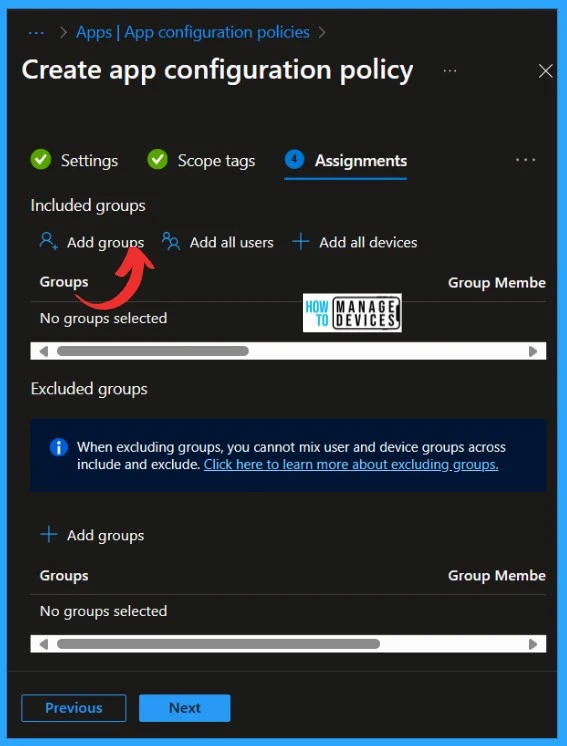 Additional App Configuration Permissions for Android Apps- Fig.4