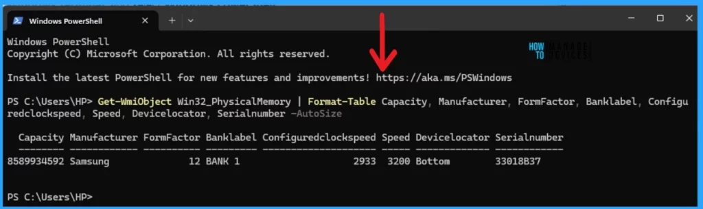 5 Methods for Finding Memory Size, Speed and Type in Windows 11 - Fig.10