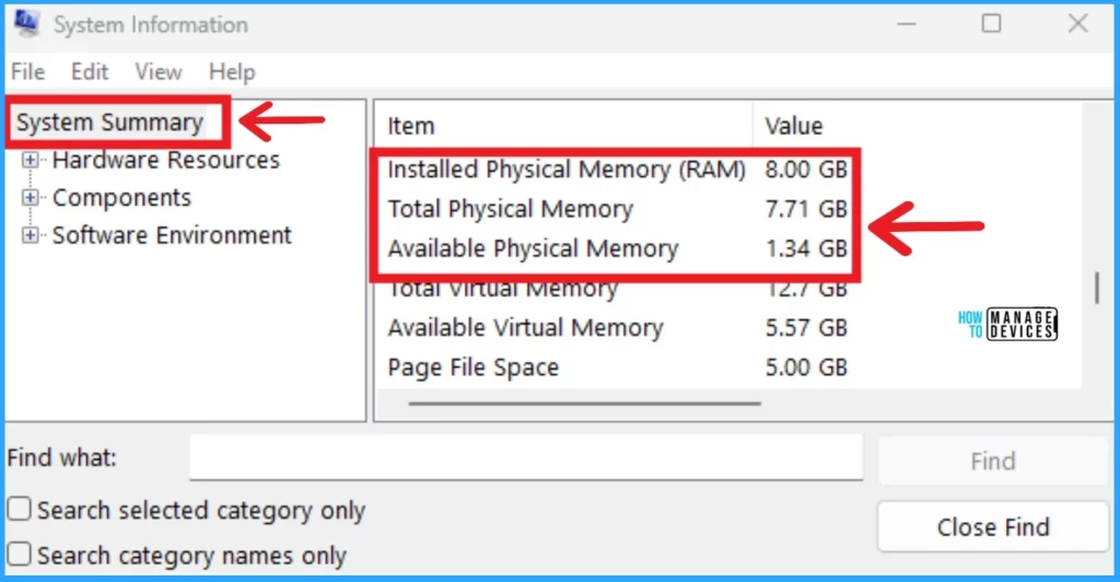 5 Methods for Finding Memory Size, Speed and Type in Windows 11 - Fig.6