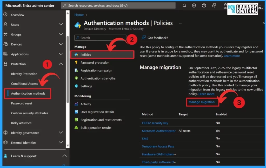 Modernize MFA Authentication Policies in Entra ID - Fig.1