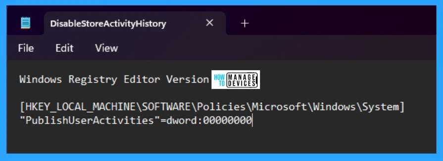 Best Way to Disable Enable Store Activity History in Windows 11 - Fig. 14
