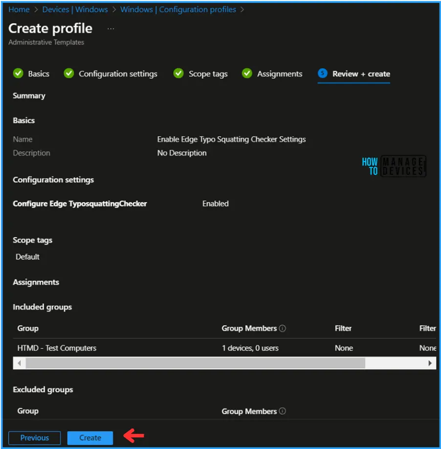 Best Guide to Enable Edge TyposquattingChecker with Intune Fig. 9