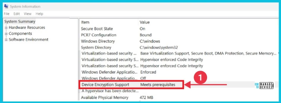 How to Check Drive Encryption Support in Windows 11 - Fig.2