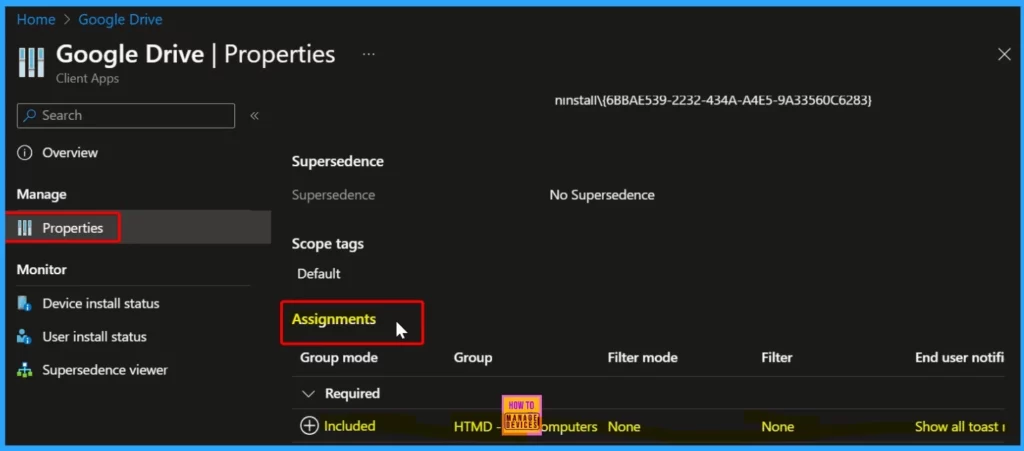 Create and Deploy Google Drive App with Intune Enterprise App Catalog App 11 Create and Deploy Google Drive App with Intune Enterprise App Catalog App - Fig.10