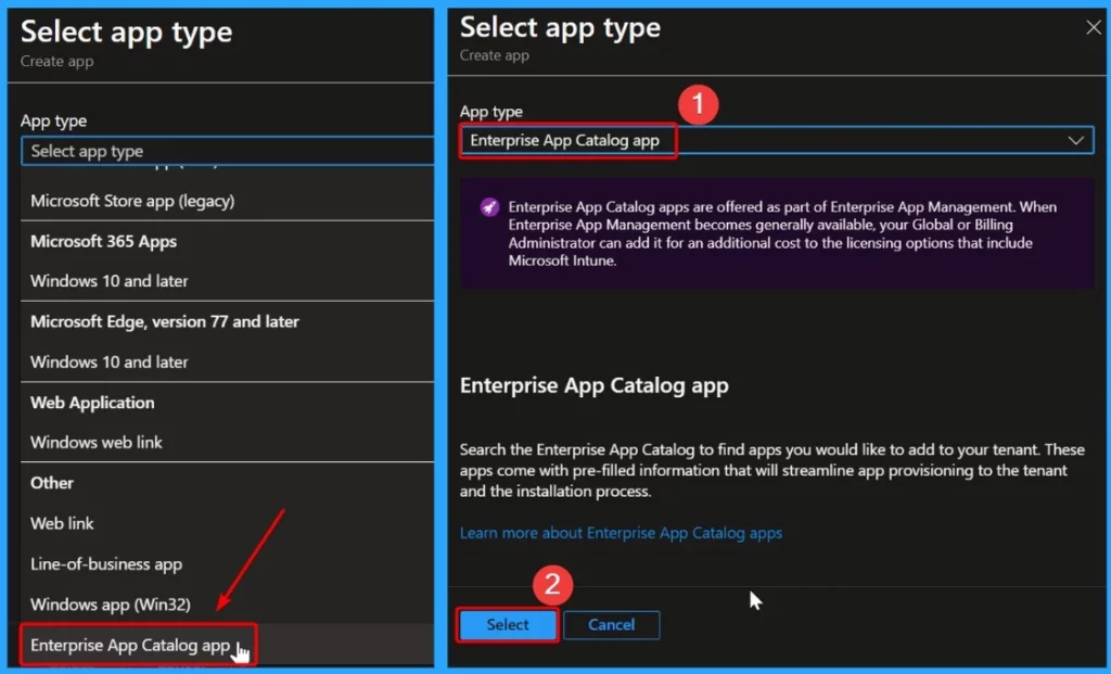 Google Chrome for Business Deployment using Intune Enterprise App Catalog App - Fig.2