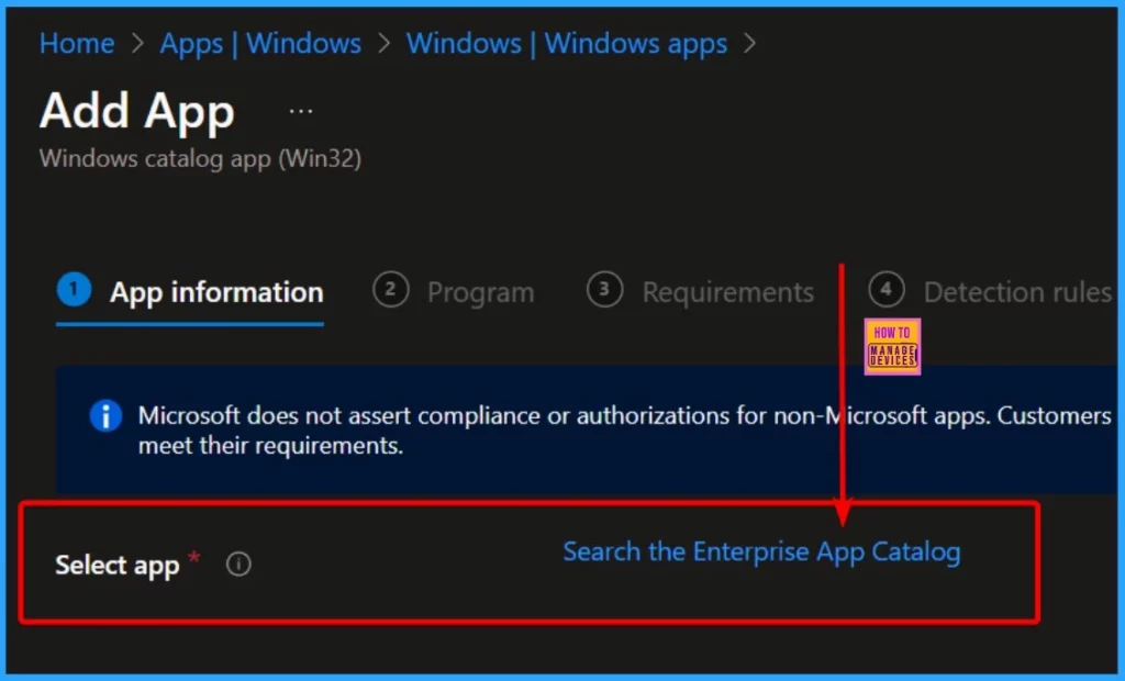 Installing 7-Zip App with Intune Enterprise App Catalog App - Fig.3