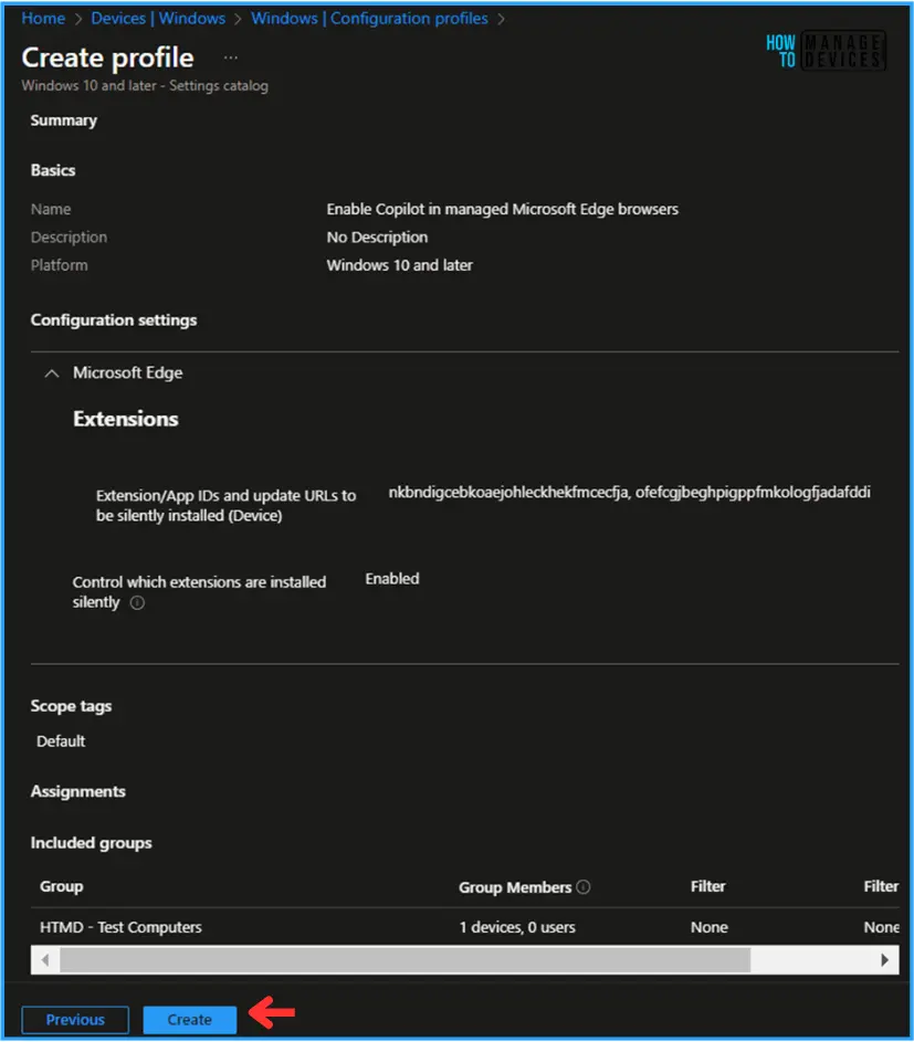 Complete Guide Enable Copilot in Managed Microsoft Edge Browser with Intune Fig. 9