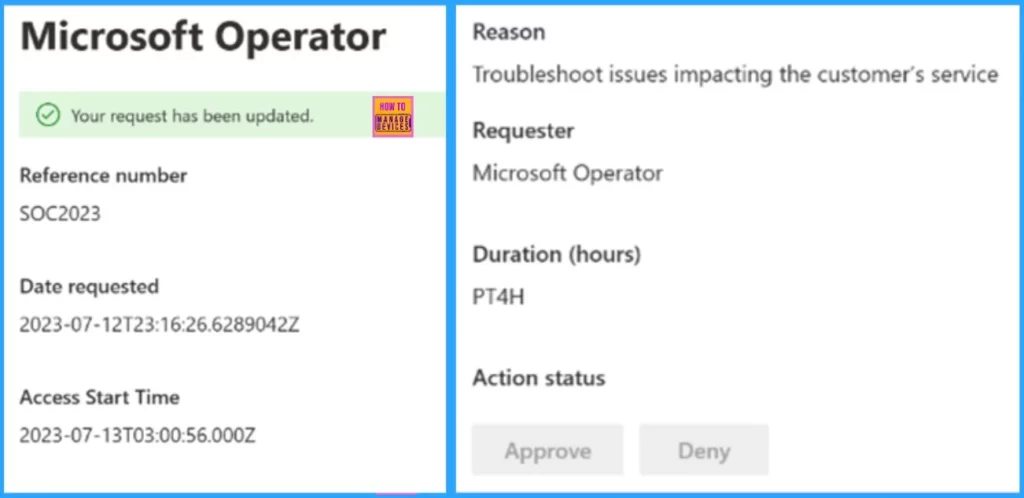 Enhanced Security With Windows 365 Customer Lockbox - Fig.9 - Creds to MS