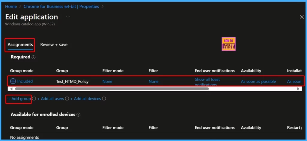 Google Chrome for Business Deployment using Intune Enterprise App Catalog App - Fig.11