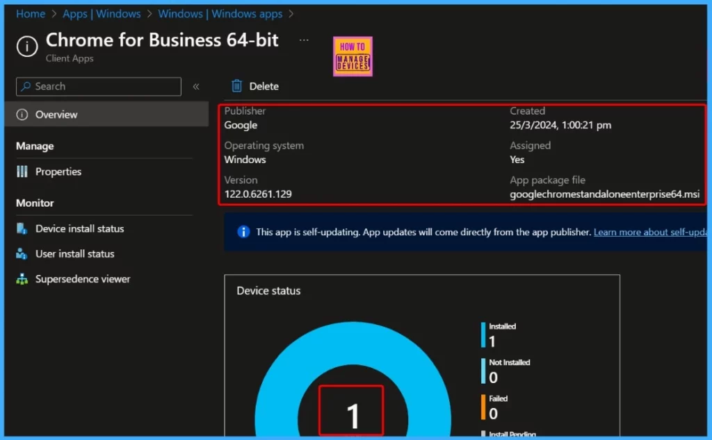 Google Chrome for Business Deployment using Intune Enterprise App Catalog App - Fig.12