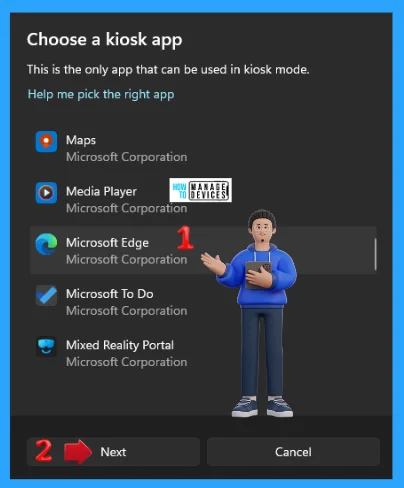 Guidelines for Setting up a KIOSK in Windows 11 - Fig. 5