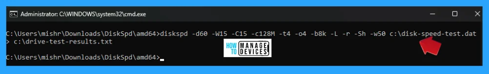 How to Install and Use DISKSPD in Windows 11 - Fig. 7