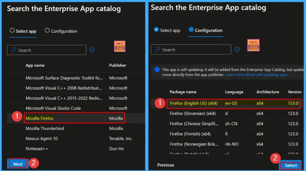 Install Mozilla Firefox with Intune Enterprise App Catalog App - Fig.4