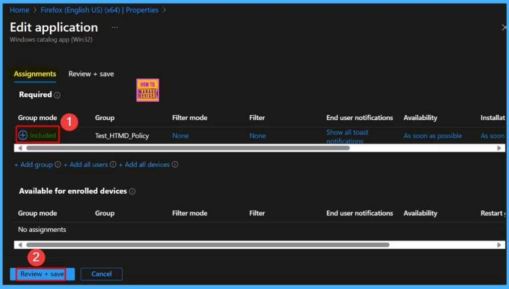 Install Mozilla Firefox with Intune Enterprise App Catalog App - Fig.11