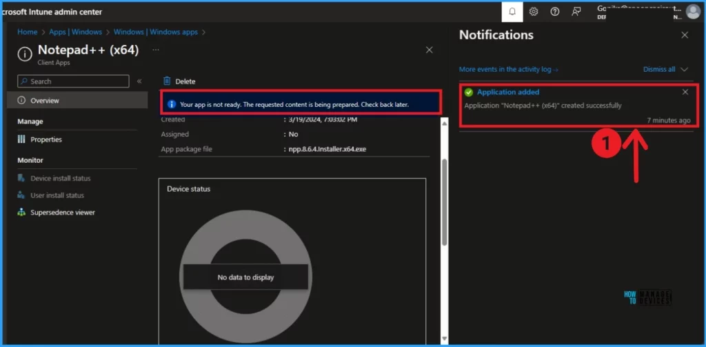 Install Notepad++ Application with Enterprise App Catalog - Fig.12