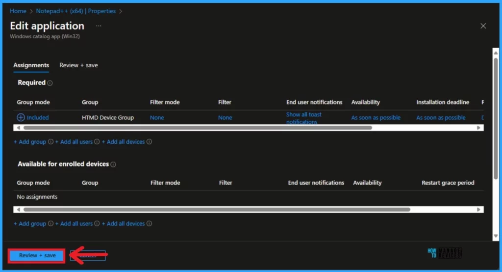 Install Notepad++ Application with Enterprise App Catalog 1