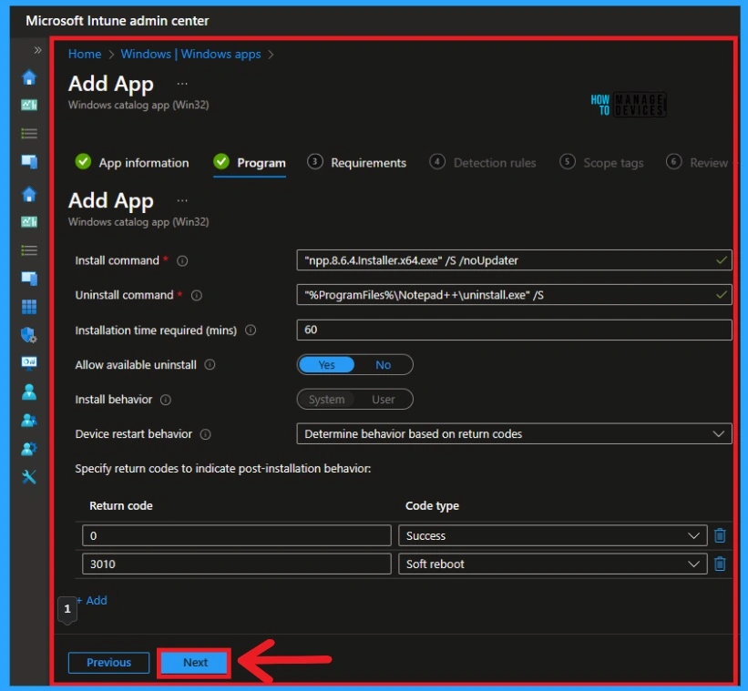 Install Notepad++ Application with Enterprise App Catalog - Fig.7