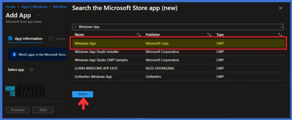 Best Guide to Install Windows App from New Microsoft Store in Intune Fig. 5