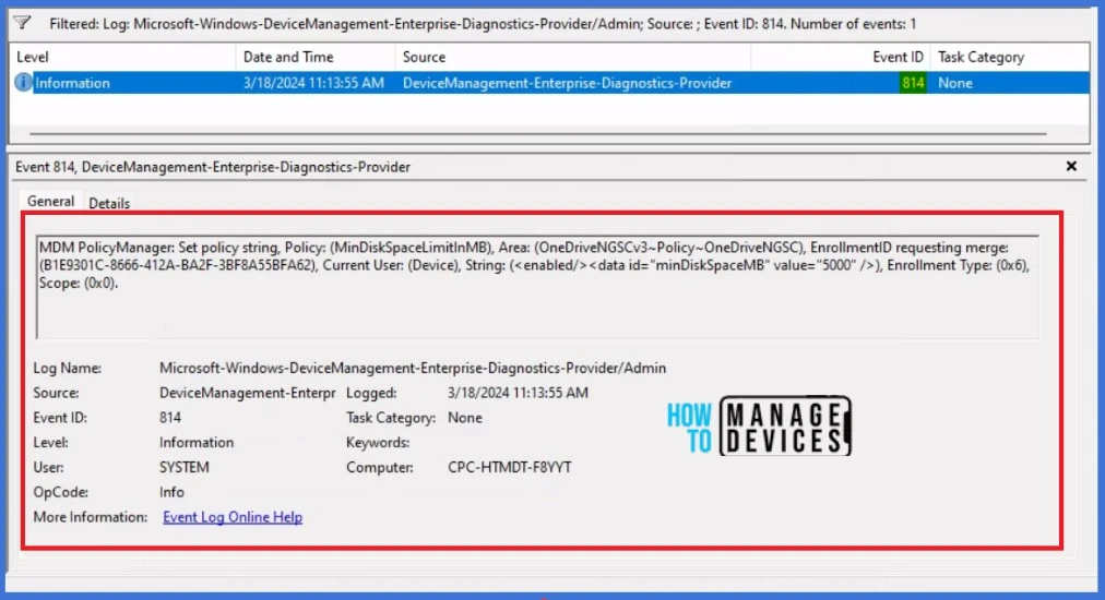 Intune Managing OneDrive File Downloads for Low Disk Space Fig. 10