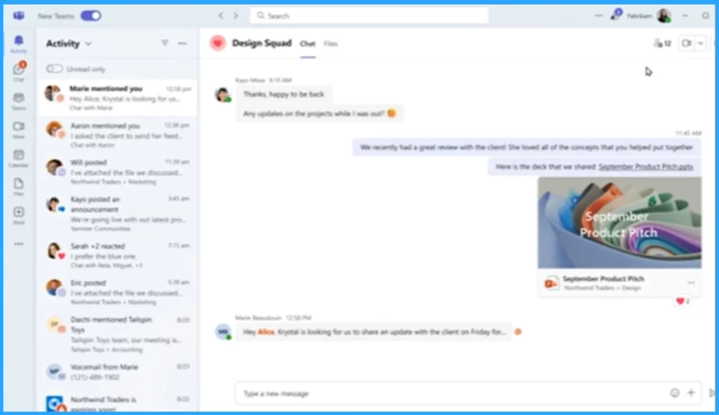 Microsoft Introduces a Single Microsoft Teams Desktop App for Personal and Work - Fig.2 - Creds to MS